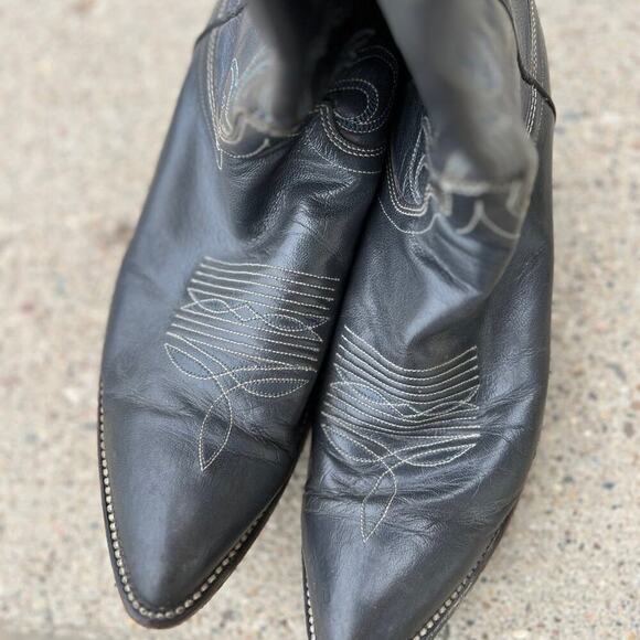Dan Post cowboy boots, ranch work rodeo, men's size 10D - Picture 6 of 10